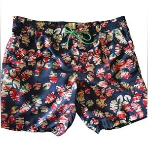 PAUL SMITH Leopard Palm Swim Trunks